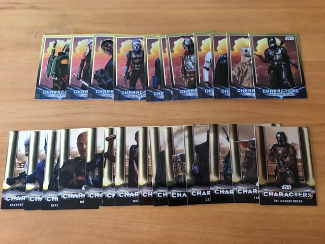 Colección Star Wars The Mandalorian TOPPS completa