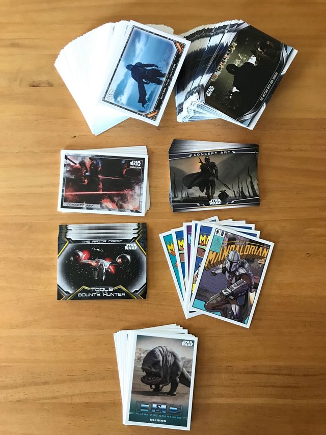 Colección Star Wars The Mandalorian TOPPS completa