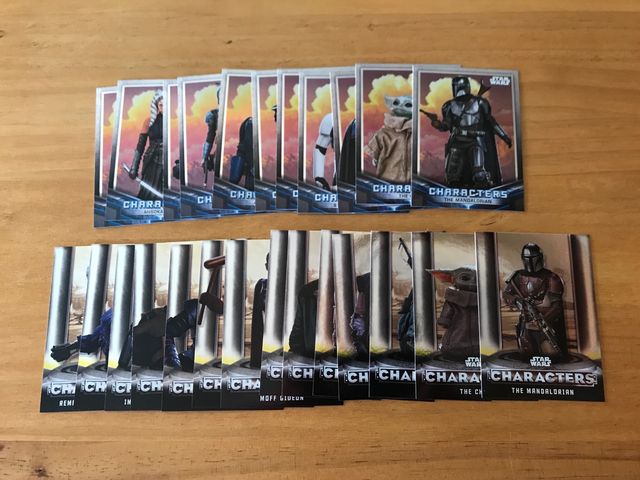 Colección Star Wars The Mandalorian TOPPS completa