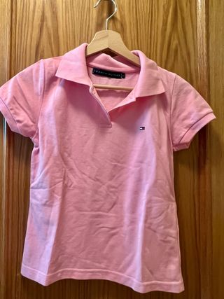 Polo rosa verano Tommy
