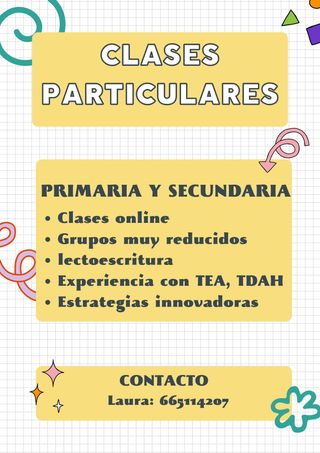 Clases particulares!