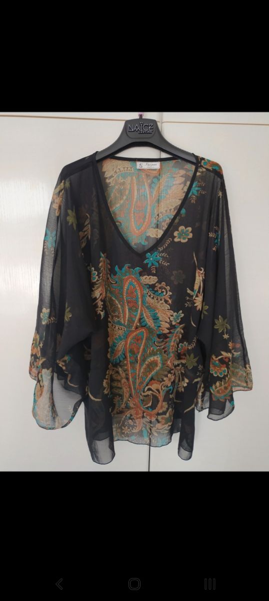 blusa, kimono, shirt