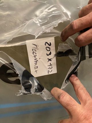 Vidrio blindado antibalas 203x172