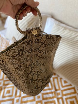 Bolso-mochila print serpinente