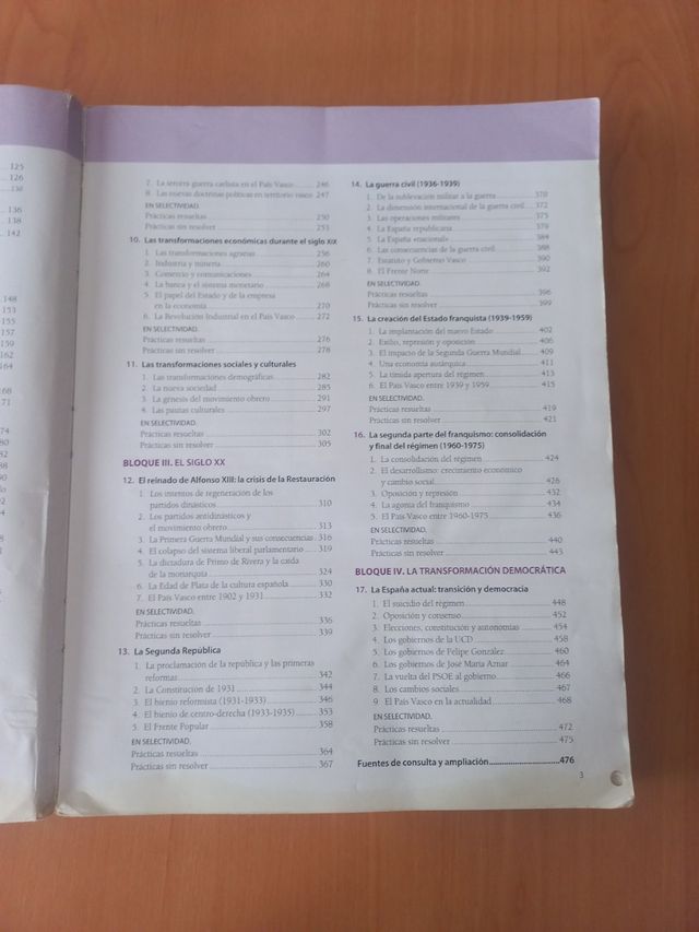 Historia España 2 bachiller