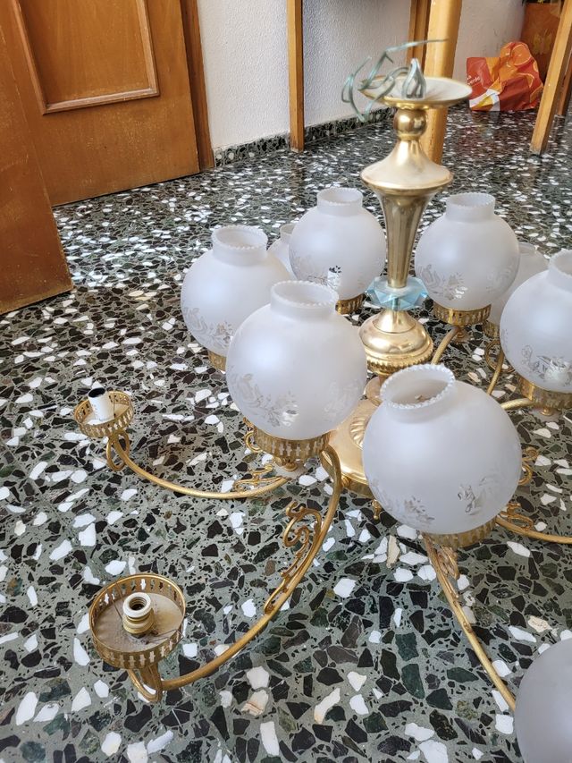 Escritorio madera marrón