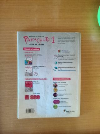 libro de francés 1° ESO editorial Santillana