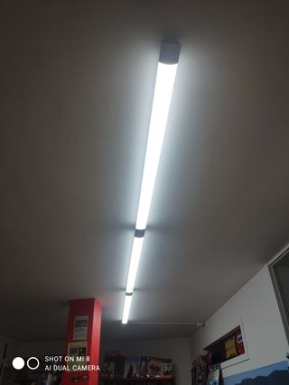 bloques de 3 lamparas led con 5 metros de luz