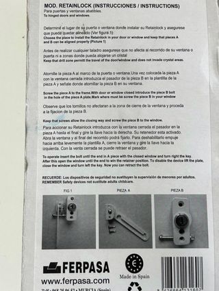 Cerradura de ventanas anti-robo, a estrenar