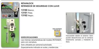 Cerradura de ventanas anti-robo, a estrenar
