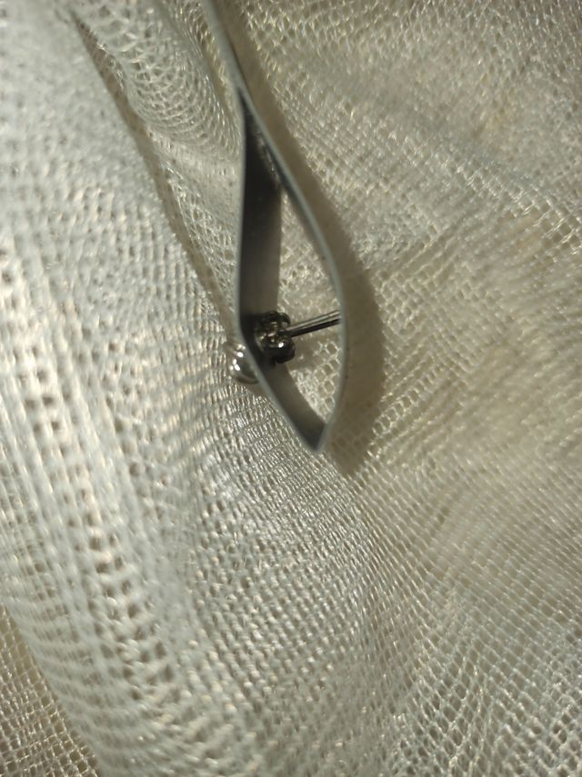 pendientes plateados parfois