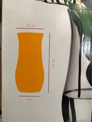 Tulipas para velas o jarrones de cristal. Con caja