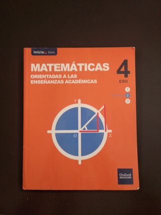 Oxford Matemáticas Académicas 4 eso