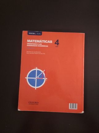 Oxford Matemáticas Académicas 4 eso