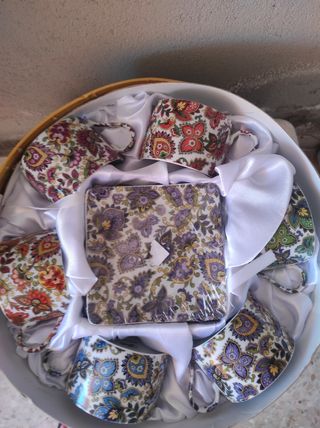 juego de café seis servicios.