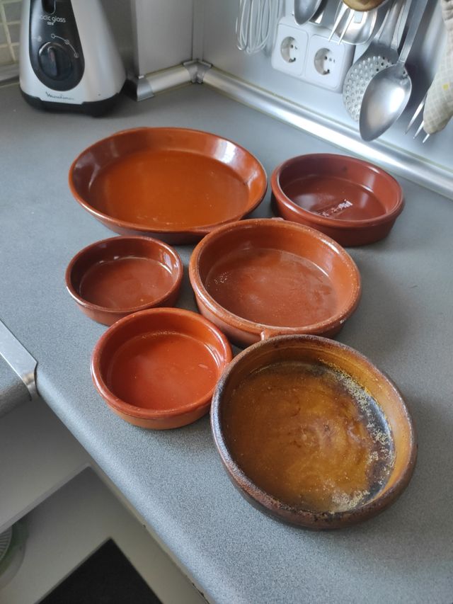 cazuelas de barro