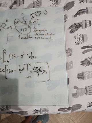 Cristal opaco blanco hace pizarra