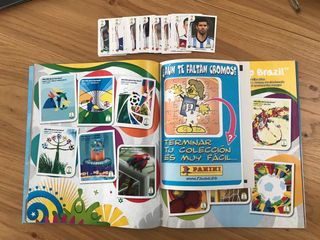 Album panini vacío mundial 2014 + 54 cromos