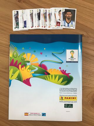 Album panini vacío mundial 2014 + 54 cromos
