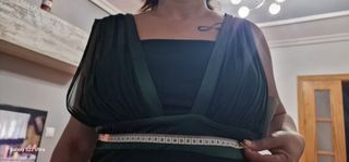 Vestido verde mujer a estrenar