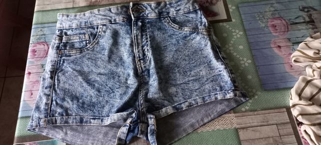 Shorts ragazza jeans denim