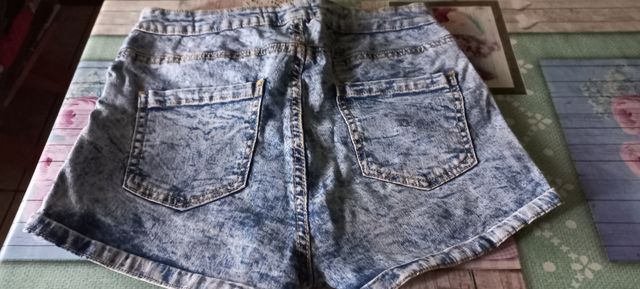 Shorts ragazza jeans denim