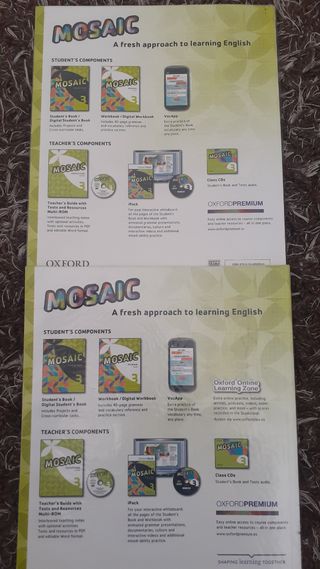 LIBRO INGLÉS 3°ESO MOSAIC STUDENT'S BOOK + WORKBOO