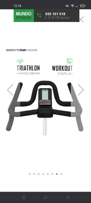 Bodytone DS25 bicicleta indoor magnética