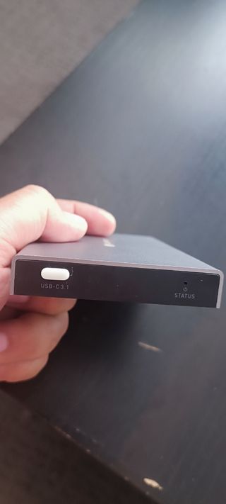 Carcasa disco duro  externo USB C 500 GB