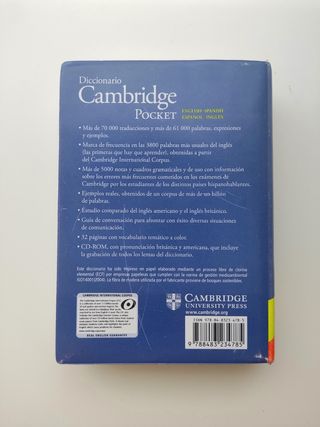 Diccionario Cambridge Pocket