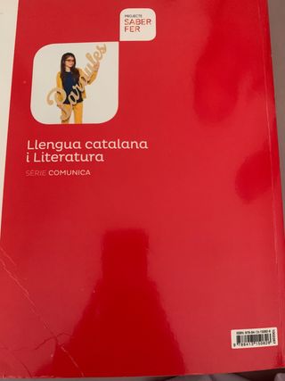 Libro lengua catalana y literatura