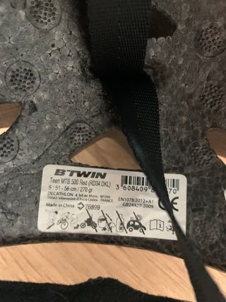 Casco bicicleta niño