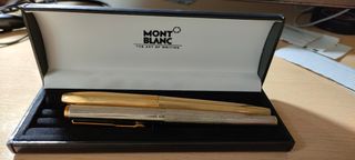 Pluma estilográfica Sheaffer Crest chapado oro 23k