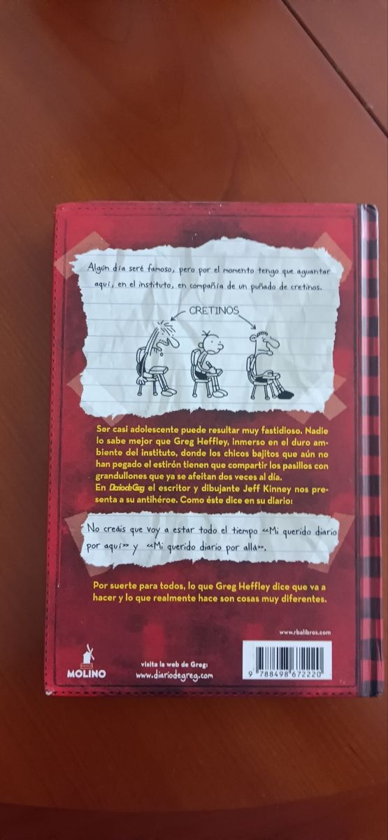 Libro Diario de Greg. Un pringao total