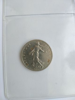 Lote monedas francesas francos