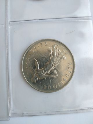 Lote monedas francesas francos