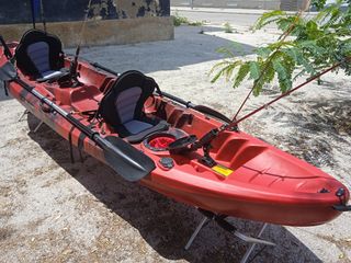 KAYAK NUEVO DOBLE 2+1 RECREO PESCA PASEO