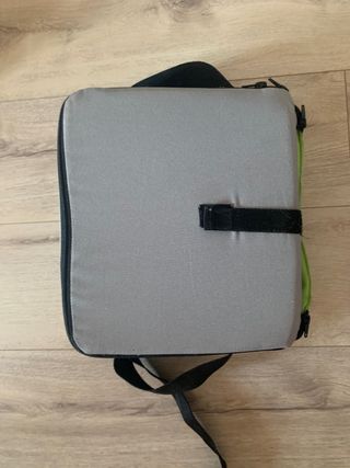 Silla infantil trona de viaje portátil. Alzador.