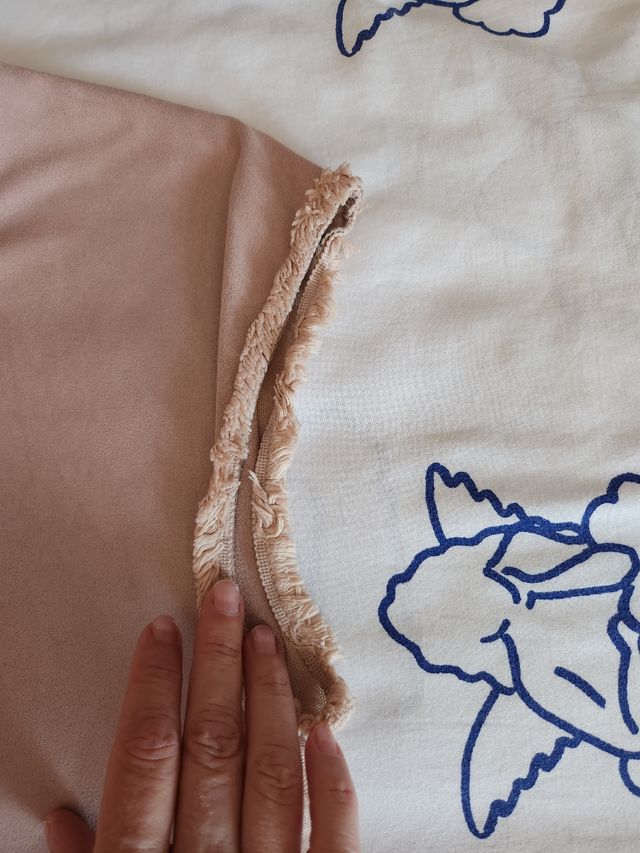 Chaqueta y camiseta en piel de melocotón. Conjunto