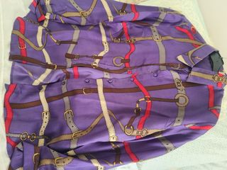 BLUSA MALVA CON DIBUJOS