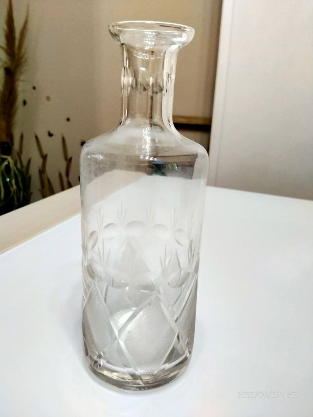 Bottiglia vintage in vetro spesso 1 litro