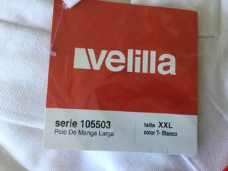 Polo blanco marca Velilla nuevo.