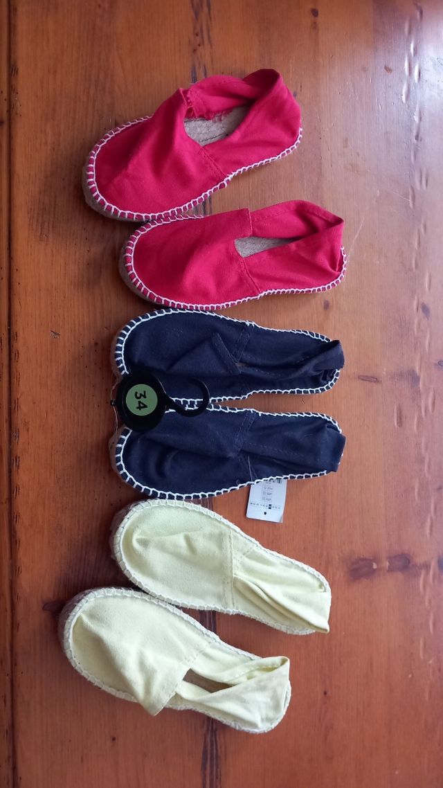 zapatos 12 los 3 pares juntos