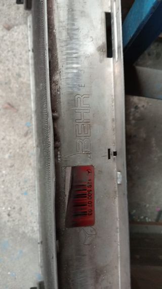 Radiador para mercedes