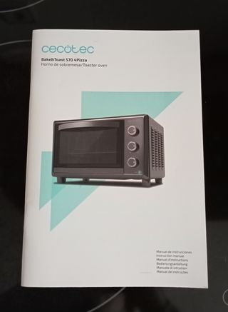 HORNO CECOTEC SOBREMESA.