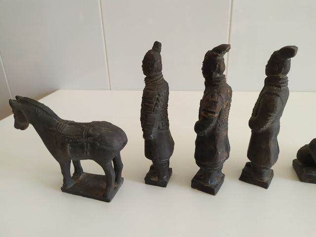 7 figuras guerreros de Xi'an