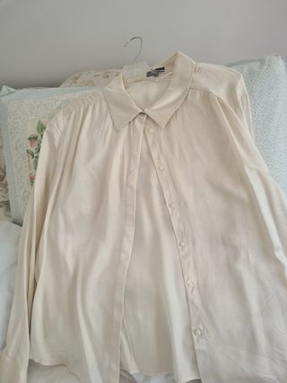 BLUSA DE RASO SEDA 100%.