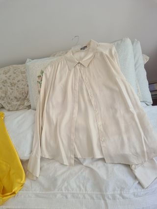 BLUSA DE RASO SEDA 100%.