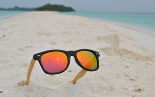 Gafas de madera MIX SOLID BLACK