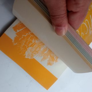 Antiguo muestrario de tintas